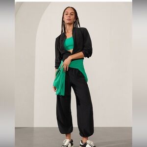 Athleta Brooklyn Long Sleeve Jumpsuit, NWT,Black